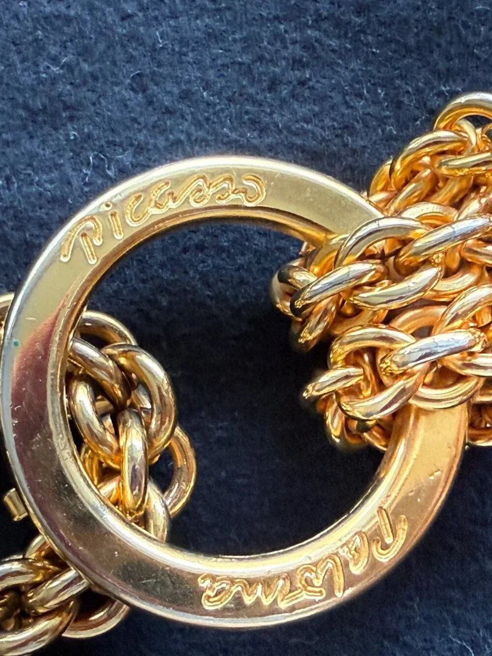 Paloma Picasso Byzantine Wheat Chain Belt
